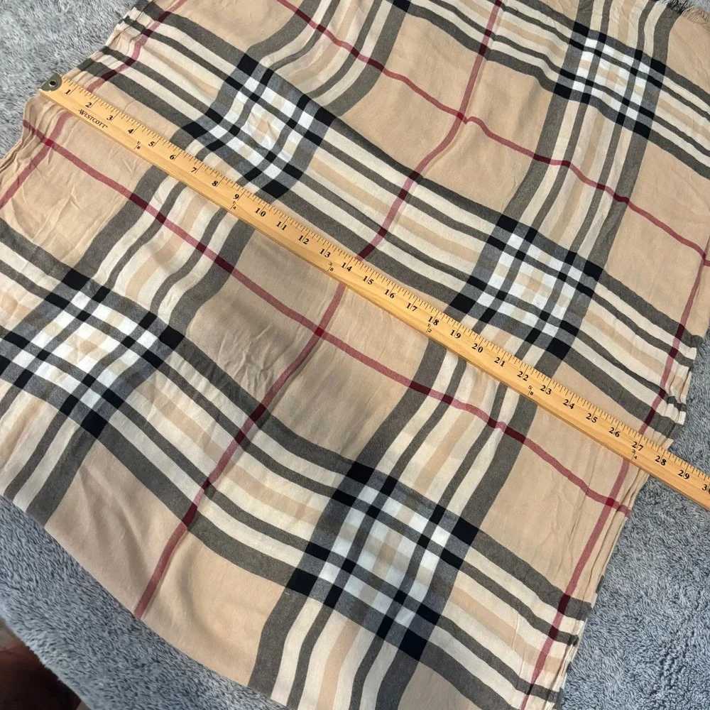 Plaid Nova Check Scarf OS Old Money Quiet Luxury Preppy Academia Heritage 21451